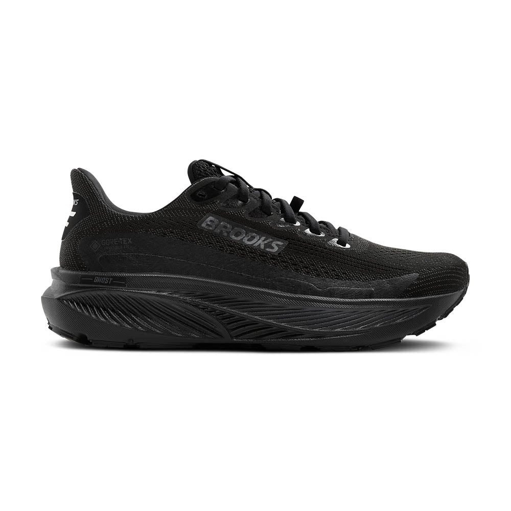 Brooks Men's Ghost 17 GTX Running Shoes Black Black Ebony Size 9D NWB No Lid